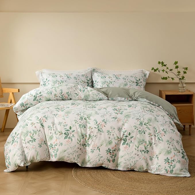 OAITE Duvet Cover Set, 100% Cotton Comforter Cover by OAITE