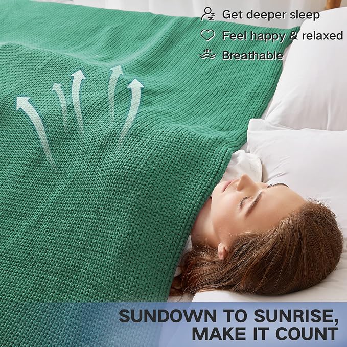 Guohaoi Knitted Weighted Blanket - Image 5