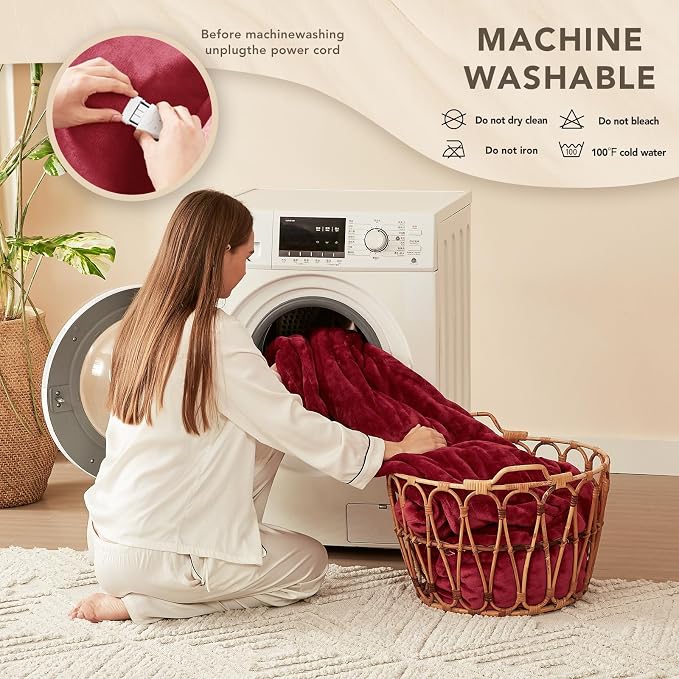 Homemate Electric Heated Blanket King Size - Image 7