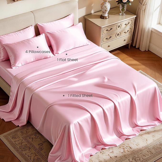 Love's cabin Satin Queen Sheets Set - Image 2