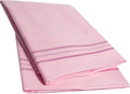 2 Pack Pillow Case Set 1800 Series Fine Brushed Microfiber Pillowcases by SweetHomeCollection