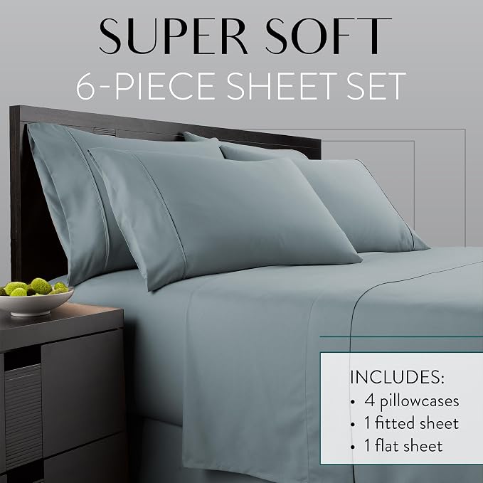 Danjor Linens Bed Sheet Set Queen Size - Image 2