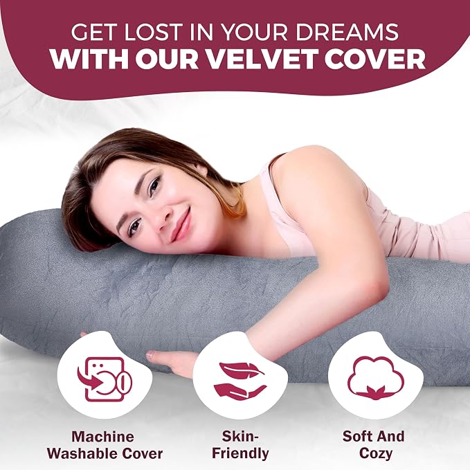 PILLANI Pregnancy Pillows for Sleeping – 57-Inch Maternity Pillow for Pregnant - Image 5