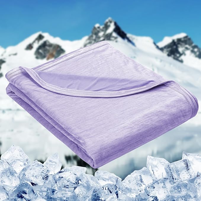 HOMFINE Cooling Blankets for Hot Sleepers by HOMFINE