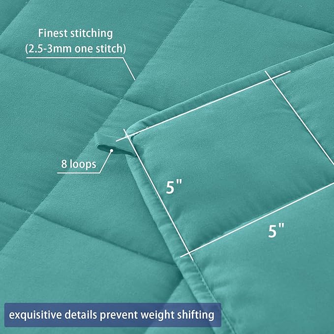 yescool Weighted Blanket for Adults Cooling Heavy Blanket for Sleeping Perfect - Image 4