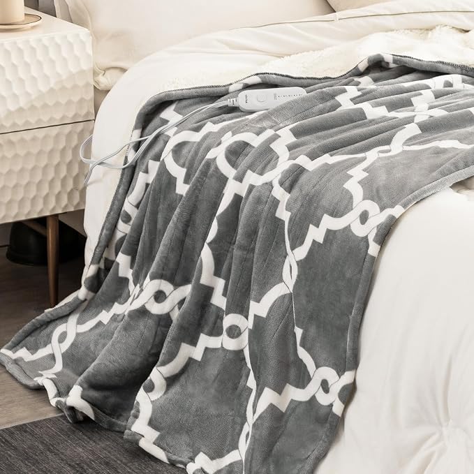 VENTIMI Electric Heated Blanket Throw, Heating Blanket - Image 7