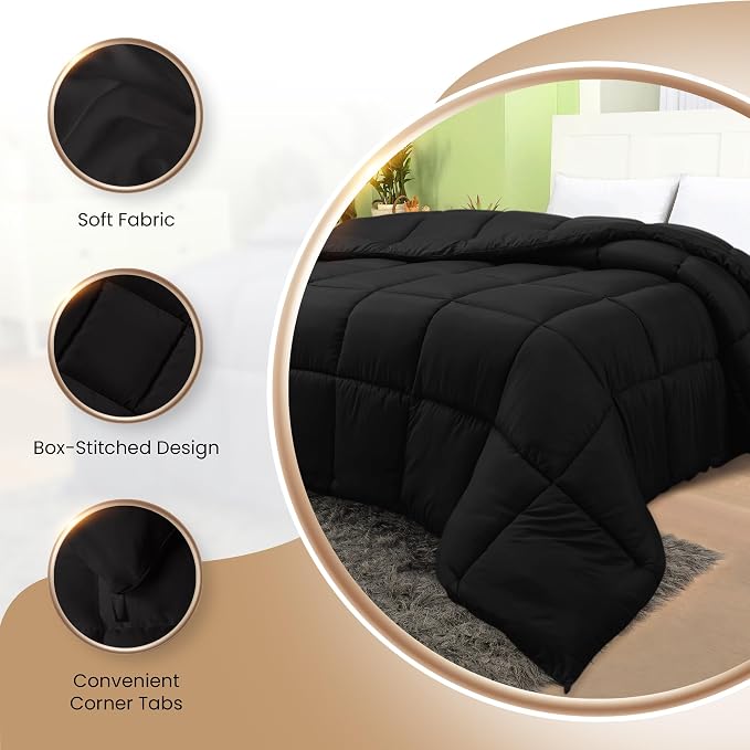 Utopia Bedding Comforters Queen Size, All Season Duvet Insert, Down Alternative - Image 6