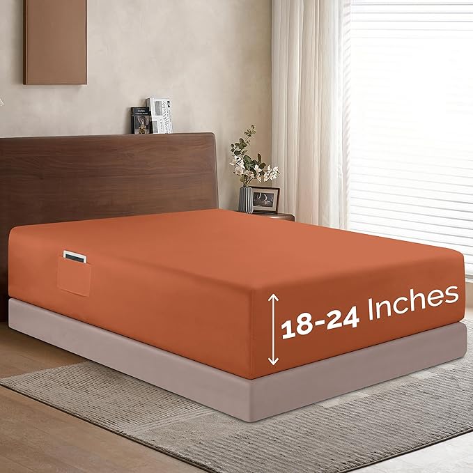Elegant Comfort 1500 Premium Hotel Quality 18-24 Inches Deep by ELEGANTCOMFORT