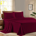 100% Egyptian Cotton Queen Size Sheet Set by AshtonSheets