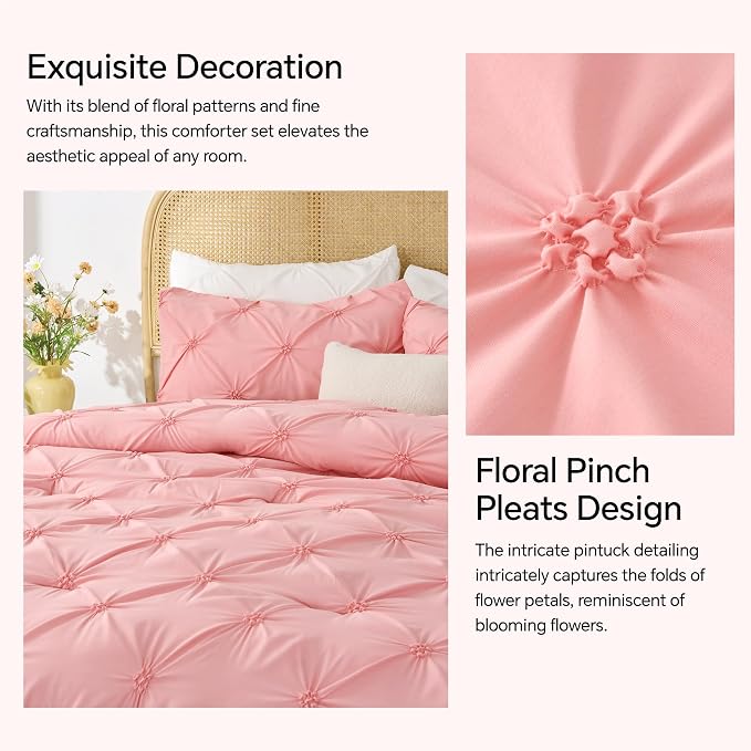 BEDELITE Pink Twin Comforter Set - Image 4
