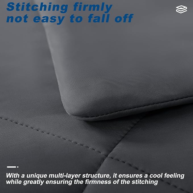 Cooling Comforter King Size, Double-Sided Cold Tech Fabric Quilted Bed - Image 4