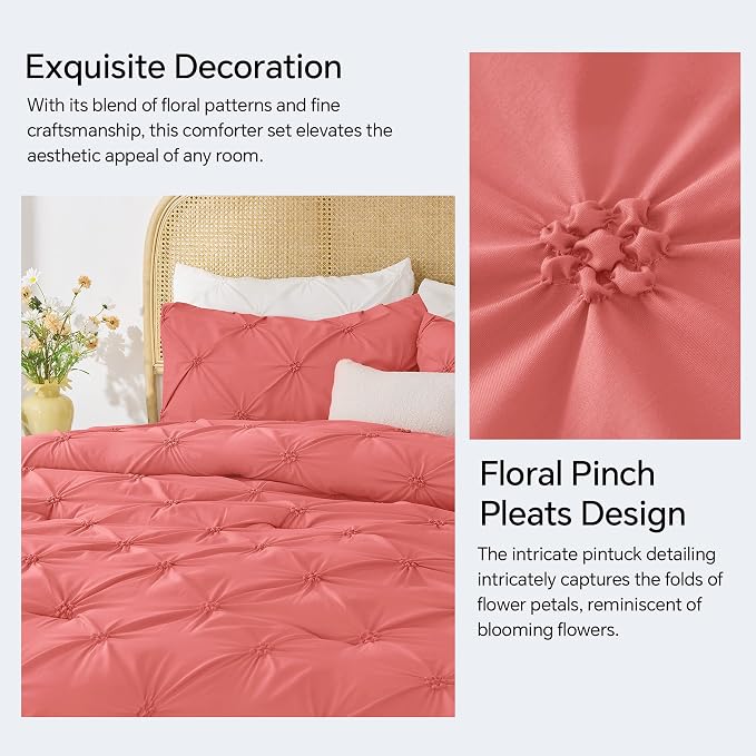 BEDELITE Coral Twin Comforter Set - Image 4