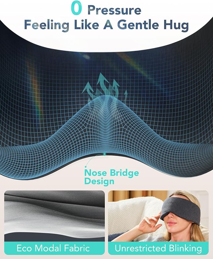 SKG Restore Sleep Mask-100% Sleep Mask Blackout - Image 3