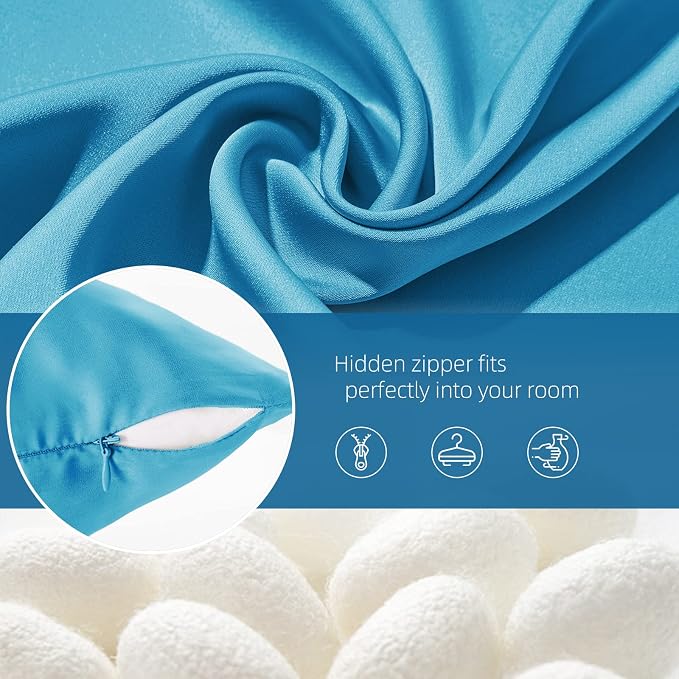 Silk Pillowcase for Hair and Skin Mulberry Silk Pillowcase Soft Breathable - Image 6