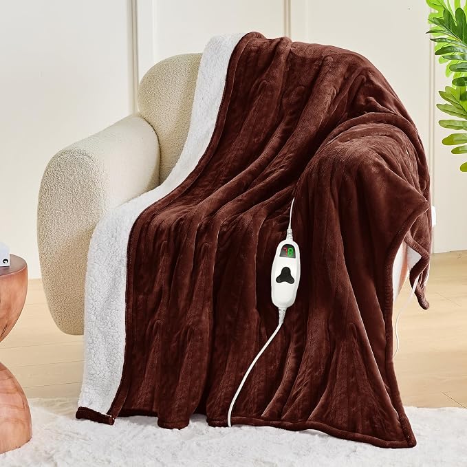 greenoak Heated Blanket Electric Twin 62"X84", Heating Blankets - Image 7