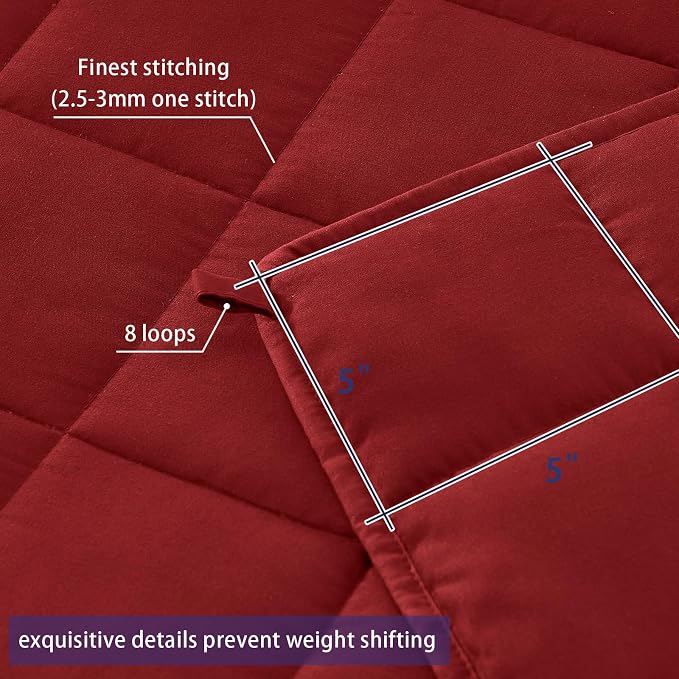 yescool Weighted Blanket for Adults Cooling Heavy Blanket for Sleeping Perfect - Image 6