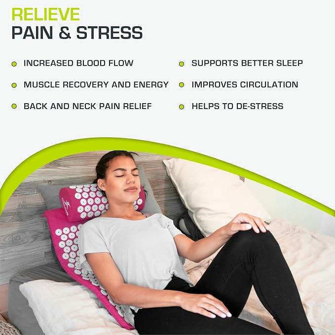 ProsourceFit Acupressure Mat and Pillow Set - Image 4