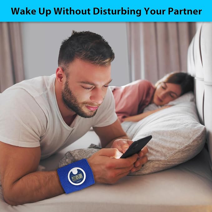 Coolfire Vibrating Alarm Clock Wristband, Silent Wake-Up Watch - Image 2