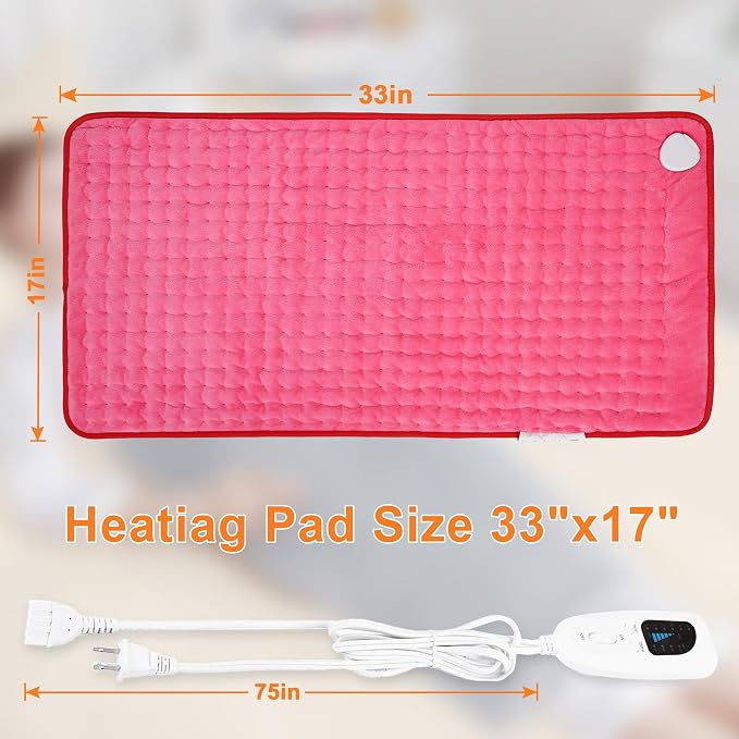 Deepsoon Heating Pad, Electric Heating Pads - Image 8