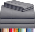 LuxClub 5 PC Split King Sheet Set, Deep Pockets Wrinkle Free Cooling Bed Sheets by LuxClub