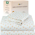 California Design Den Floral Pattern Bed Sheet Set Queen Size, 100% Cotton by CaliforniaDesignDen