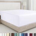 California Design Den Twin Fitted Sheet White, 100% Cotton 400 Thread Count by CaliforniaDesignDen