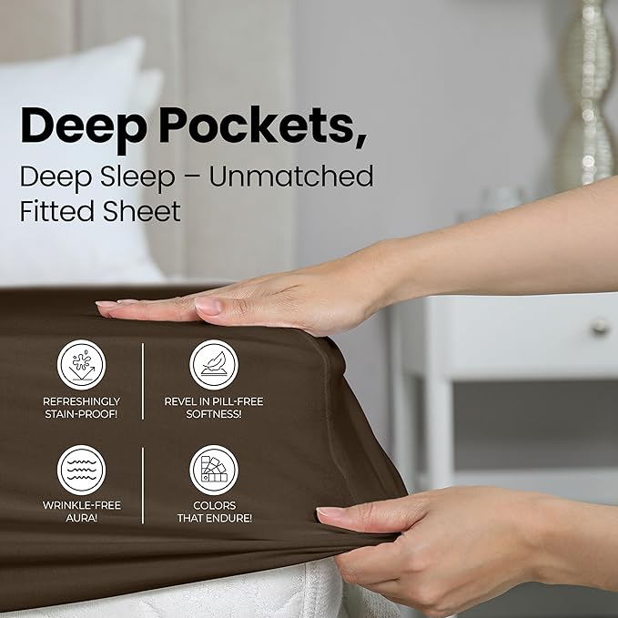Utopia Bedding King Fitted Sheet - Image 4