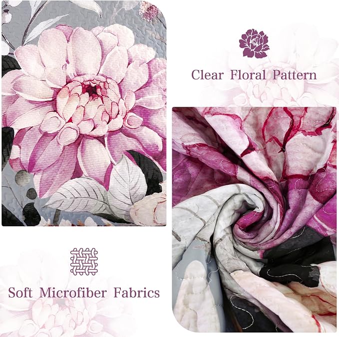 Drucon Floral Quilt King Size - Image 5