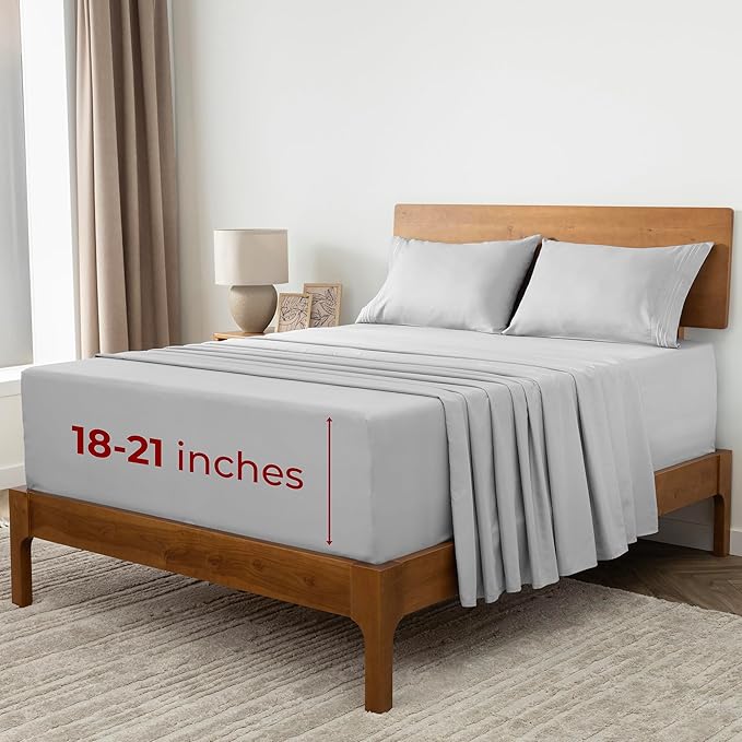 Mellanni Extra Deep Split King Sheets by Mellanni