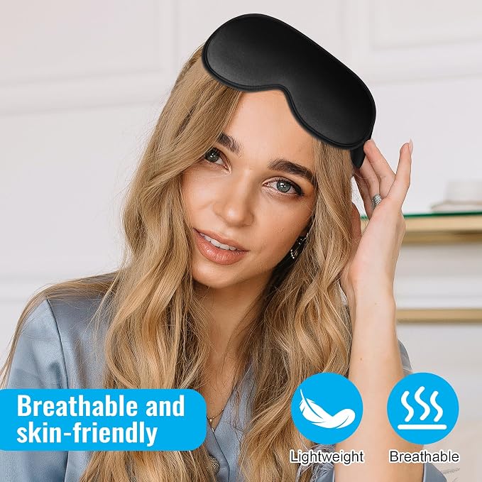 Sleep Mask, Upgraded 3D Deep Contoured Eye Mask - Image 7
