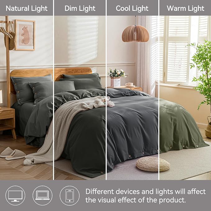 JELLYMONI Cotton Duvet Cover Twin XL Size - Image 9