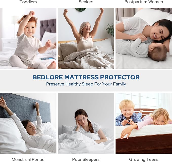 BEDLORE Waterproof Mattress Protector, RV Queen Size Mattress Pad Noiseless - Image 7