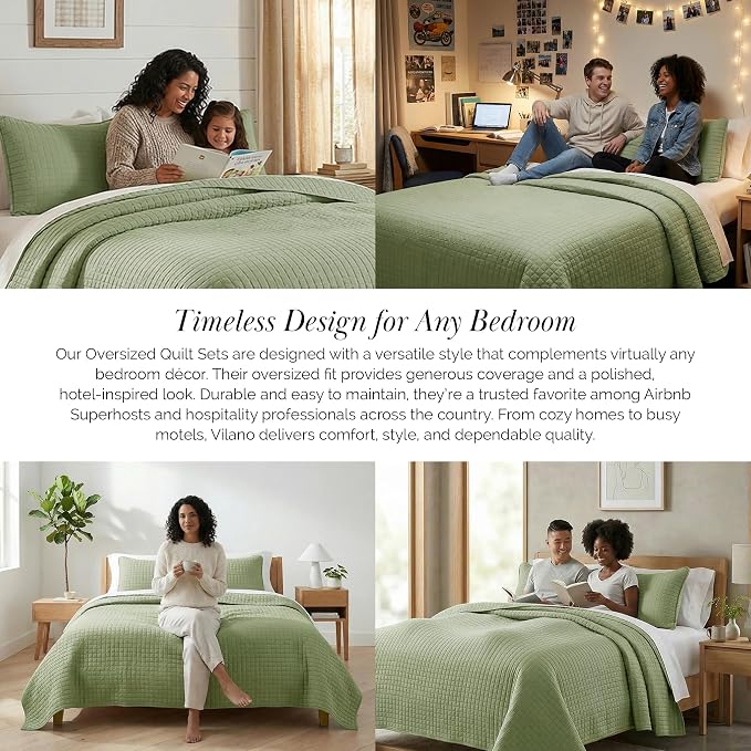 Southshore Fine Living, Inc. Oversized King Quilt Bedding Set, Pet Hair - Image 6