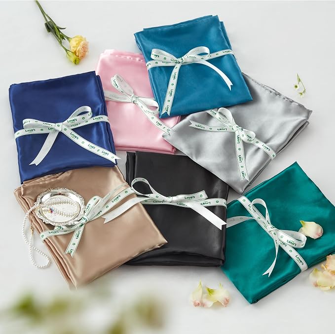 Love's cabin Satin Pillowcase Set of 2 Standard Size 20x26, Cooling Pillow - Image 6