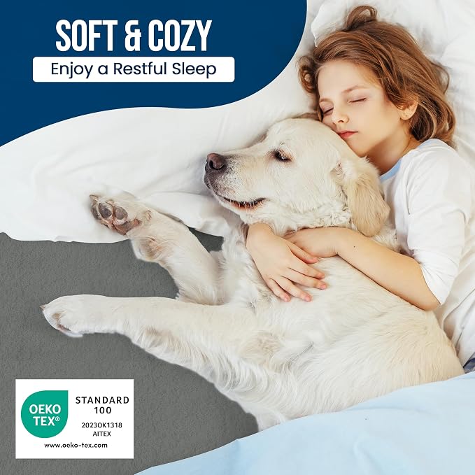Full Size Mattress Protector Waterproof, Premium 200 GSM Terry Mattress Cover - Image 5