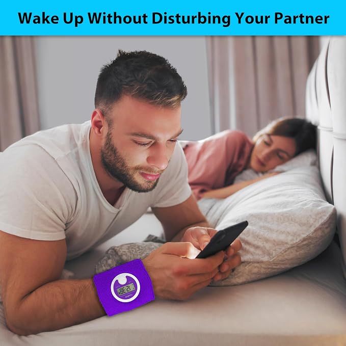 Coolfire Vibrating Alarm Clock Wristband, Silent Wake-Up Watch - Image 2