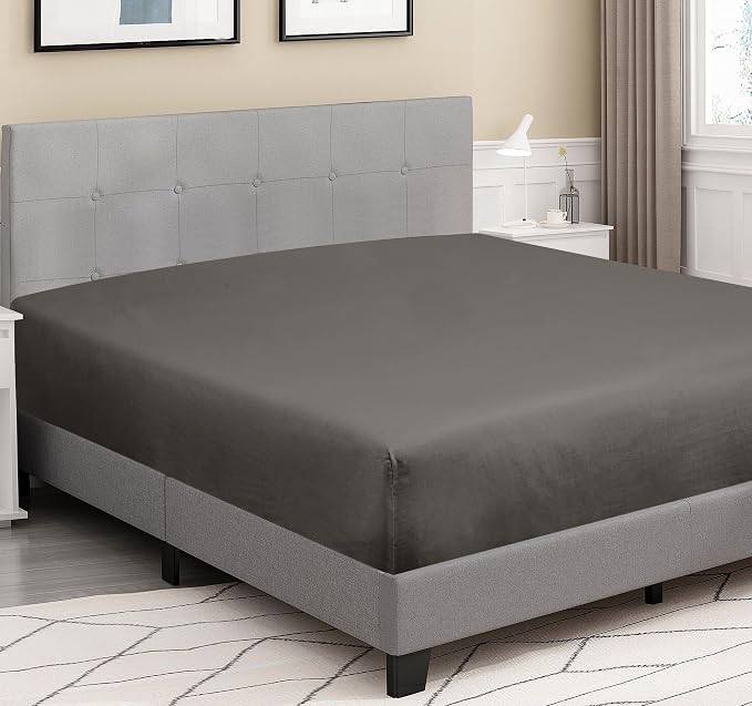 ROYALE LINENS 300 Thread Count 100% Long Staple Combed Cotton Fitted Sheet Twin - Image 4