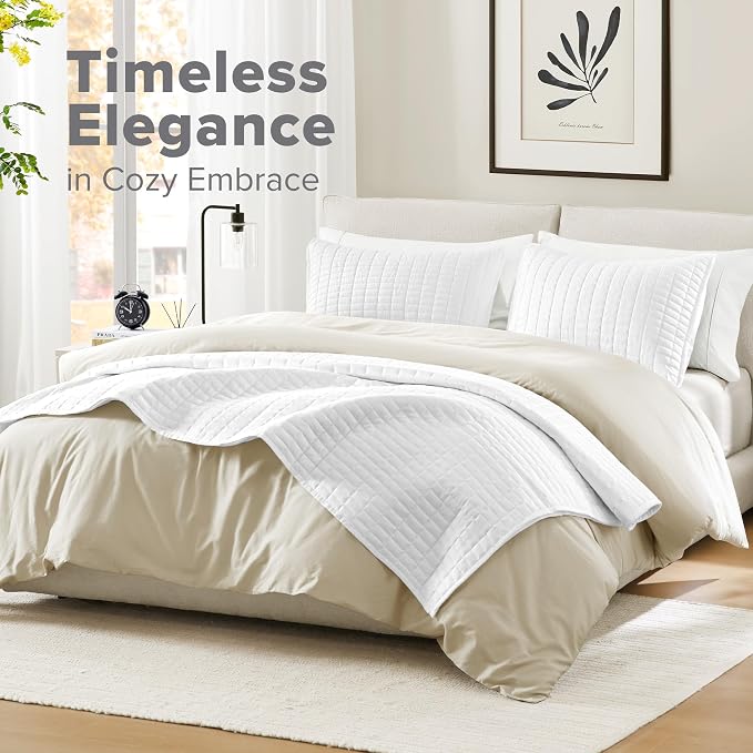 Comfort Spaces Kienna Quilt Set- Double Sided Stitching Design Summer Blanket - Image 2