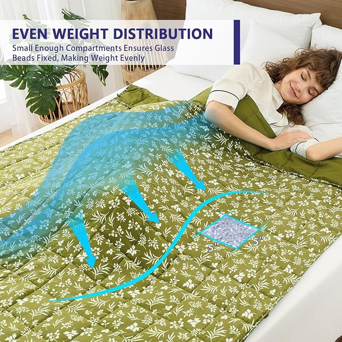25 lbs weighted blanket Queen Size - Image 3