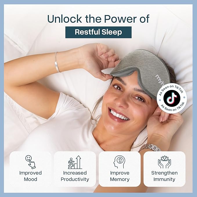 MyHalos® Sleep Mask – 3D Blackout Eye Mask - Image 2