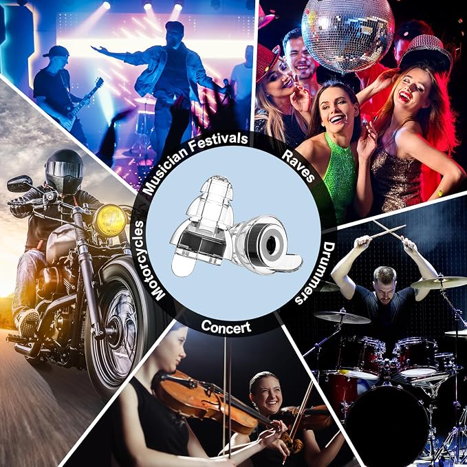 High Fidelity Concert Earplugs for Concerts Musicians，Earplugs for noise - Image 6