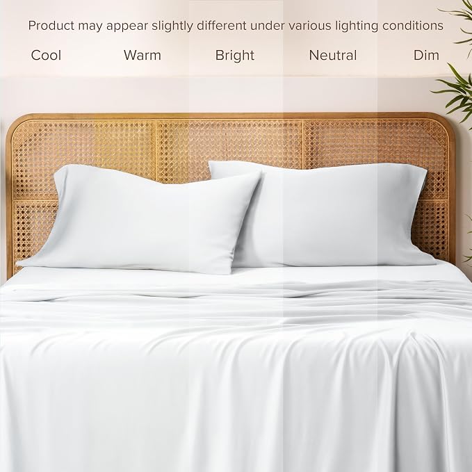 Bare Home 100% Rayon Made from Bamboo Luxury King Size Set of 2 Cooling - Image 5