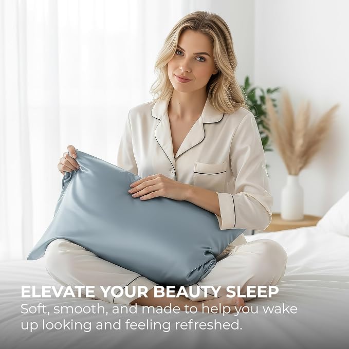 Pure Bedding Satin Pillowcase 2 Pack - Image 5