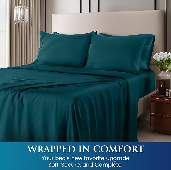 Utopia Bedding Queen Size 4 Piece Sheet Set - Image 4