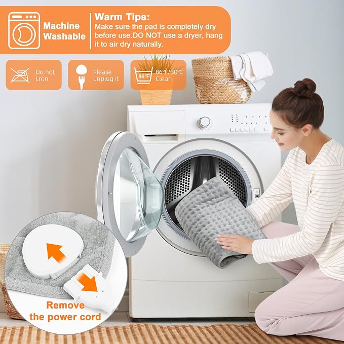 Deepsoon Heating Pad, Electric Heating Pads - Image 8
