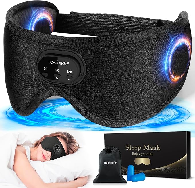 LC-dolida Sleep Headphones, Sleep Mask by LC-dolida