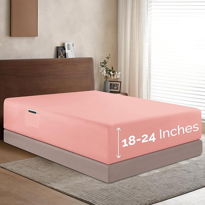Elegant Comfort 1500 Premium Hotel Quality 18-24 Inches Deep by ELEGANTCOMFORT