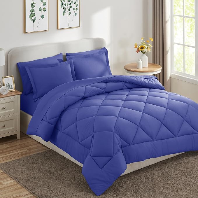 CozyLux Full Size Comforter Sets Very Peri - Image 9