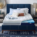 Sleep Innovations Cooling Comfort Gel Memory Foam Dual Layer Mattress Topper by SleepInnovations