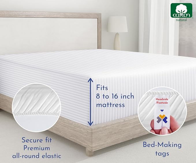 California Design Den 2-Pack Queen Fitted Sheets Only - Image 6